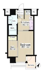 都立大学駅 徒歩4分 7階の物件間取画像